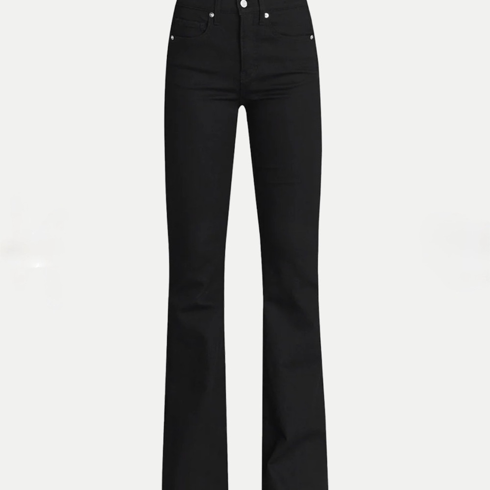 Veronica Beard Beverly Flare Black Jeans - Picture 3 of 7